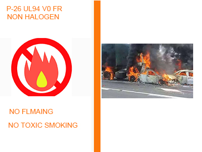NO FLAMING NO TOXIC SMOKING flame retardant